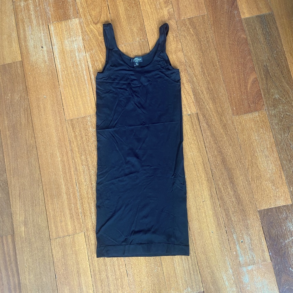Topshop Maternity, Mini Black Dress, One Size